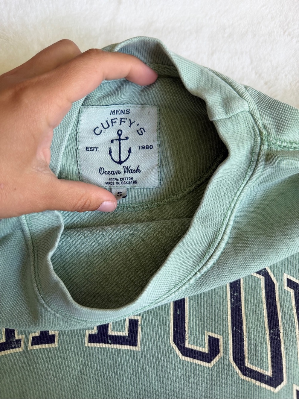 Cuffy’s Cape Cod Sweatshirt Men’s Small - Picture 4 of 6